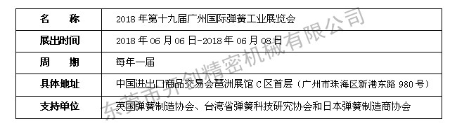 2018年第十九屆廣州國際彈簧工業(yè)展覽會(huì)(一).jpg 2018年第十九屆廣州國際彈簧工業(yè)展覽會(huì)(一).jpg